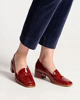 Twiggy Loafer Heel Soft Patent Red