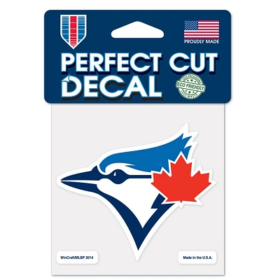 Toronto Blue Jays Perfect Cut Colour Decal 4" x 4"