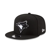 Toronto Blue Jays Black with White Outline 59Fifty