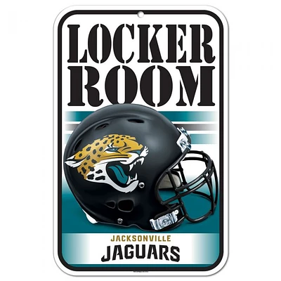 Jacksonville Jaguars Plastic Sign 11" x 17"