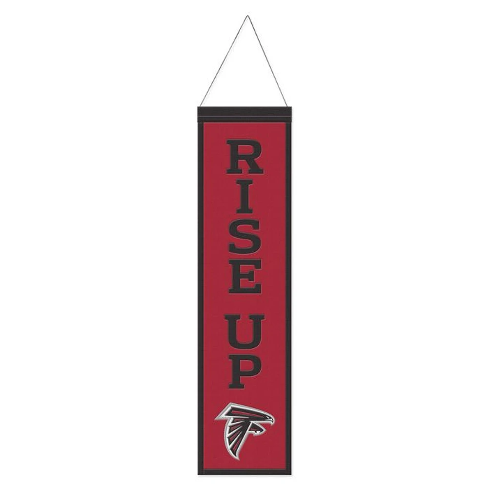 Atlanta Falcons Slogan Wool Banner 8" x 32"