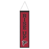 Atlanta Falcons Slogan Wool Banner 8" x 32"