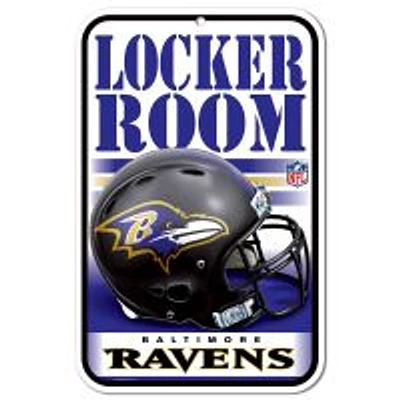 Baltimore Ravens Plastic Sign 11" x 17"