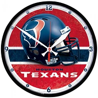 Houston Texans Round Wall Clock 12.75"