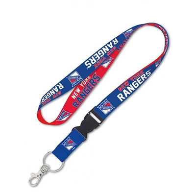 New York Rangers Lanyard With Detachable Buckle 1"