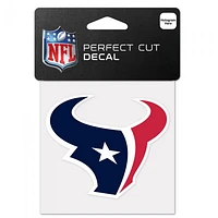 Houston Texans Perfect Cut Colour Decal 4" x 4"