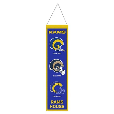 Los Angeles Rams Evolution Wool Banner 8" x 32"