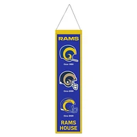 Los Angeles Rams Evolution Wool Banner 8" x 32"