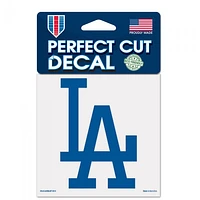 Los Angeles Dodgers Perfect Cut Colour Decal 4" x 4"