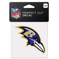 Baltimore Ravens Perfect Cut Colour Decal 4" x 4"