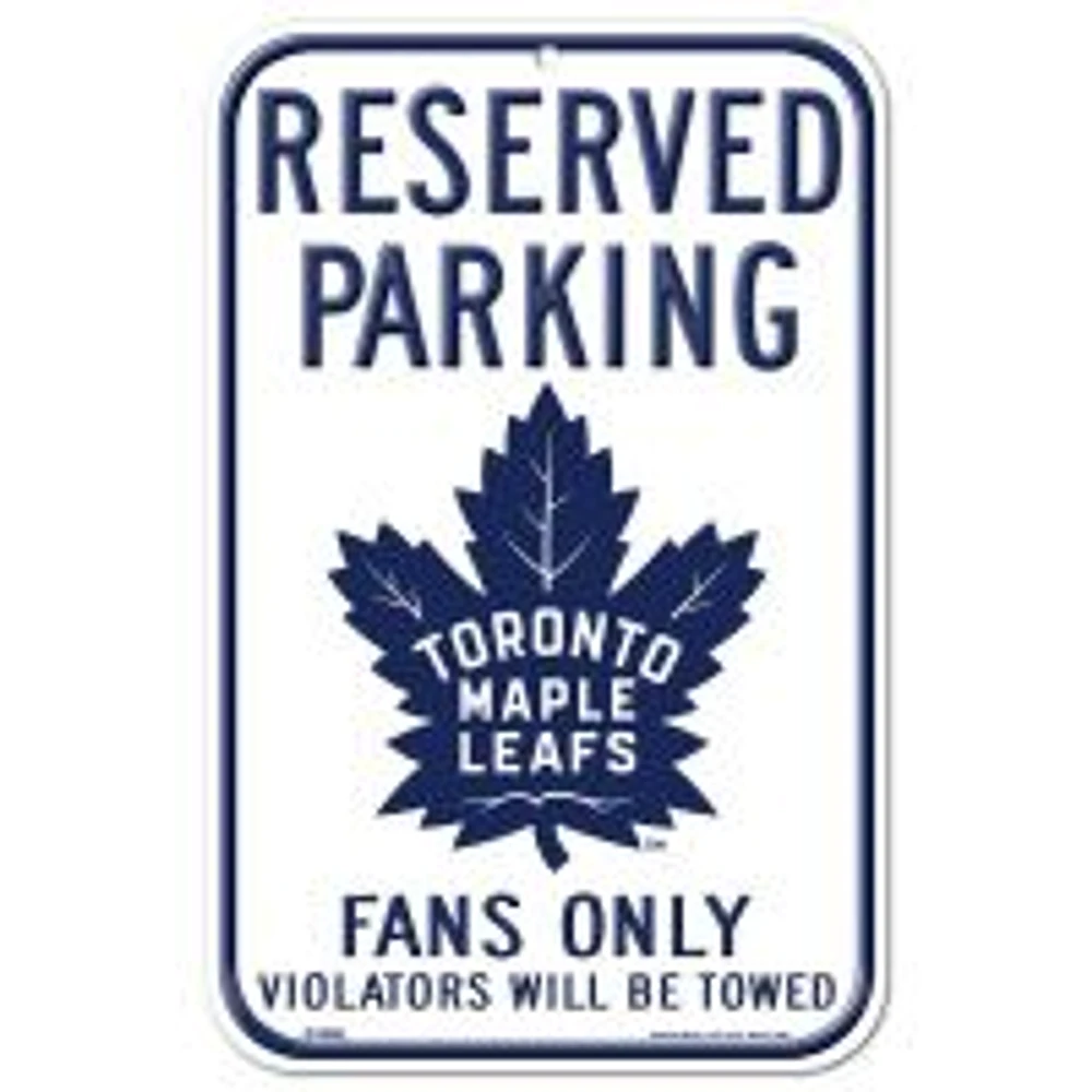 Toronto Maple Leafs Plastic Sign 11" x 17"
