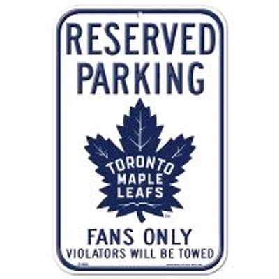 Toronto Maple Leafs Plastic Sign 11" x 17"