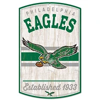Philadelphia Eagles Classic Logo Retro Wood Sign 11" x 17" 1/4" Thick
