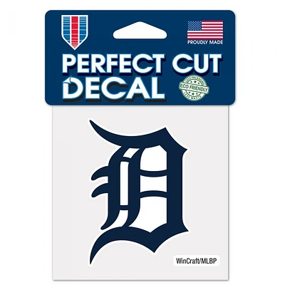 Detroit Tigers Perfect Cut Colour Decal 4" x 4"