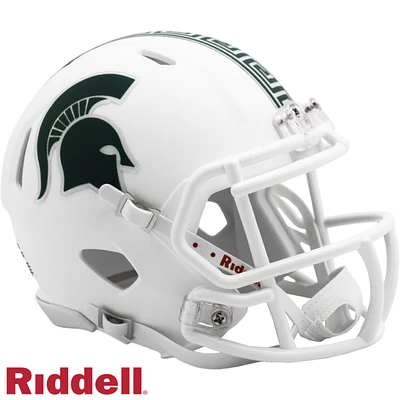 Michigan State Spartans White Speed Mini Helmet