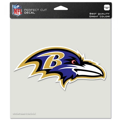 Baltimore Ravens Perfect Cut Colour Decal 8" x 8"