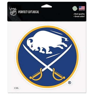 Buffalo Sabres Perfect Cut Colour Decal 8" x 8"