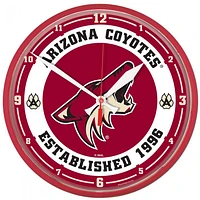 Arizona Coyotes Round Wall Clock 12.75"