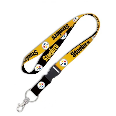 Pittsburgh Steelers Lanyard With Detachable Buckle 1"