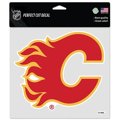 Calgary Flames Perfect Cut Colour Decal 8" x 8"