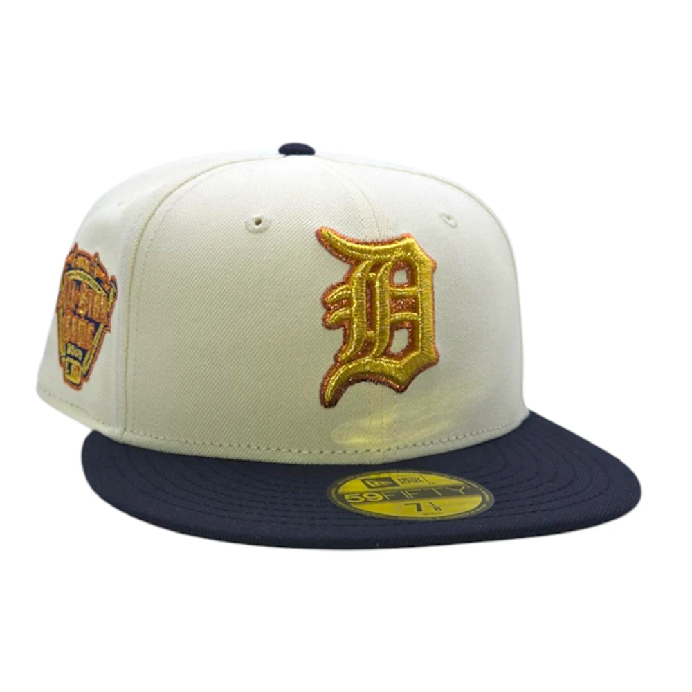 Detroit Tigers Chrome and Navy with Gold 2005 All-Star Game Patch 59Fifty