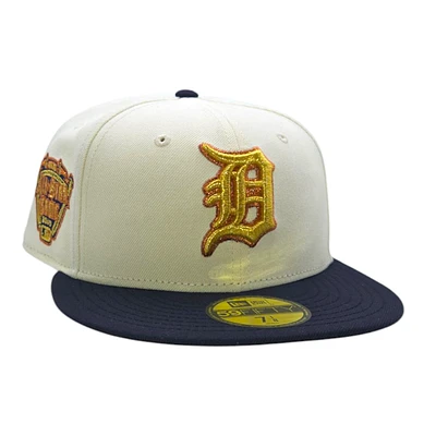 Detroit Tigers Chrome and Navy with Gold 2005 All-Star Game Patch 59Fifty