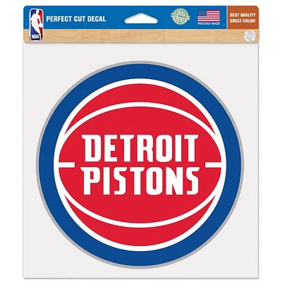 Detroit Pistons Perfect Cut Colour Decal 8" x 8"