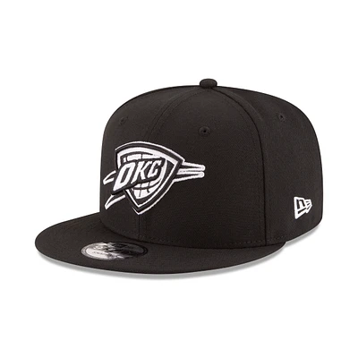 Oklahoma City Thunder Basic Black and White 9Fifty