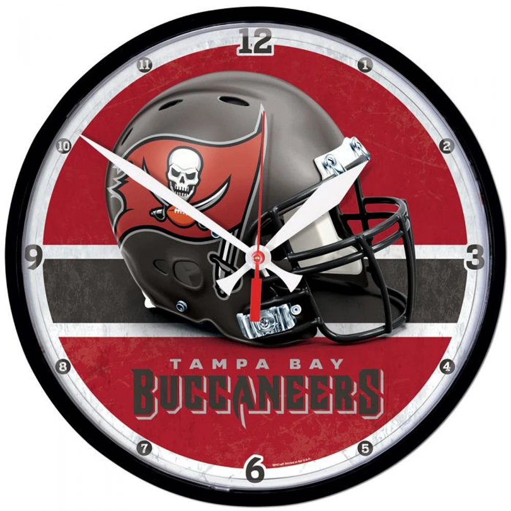 Tampa Bay Buccaneers Round Wall Clock 12.75"
