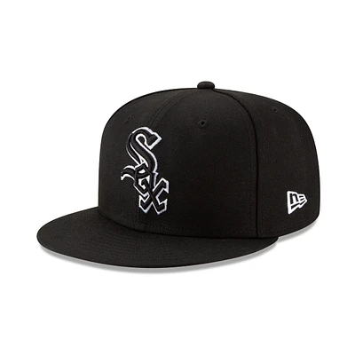 Chicago White Sox Black with Outline 59Fifty