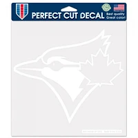 Toronto Blue Jays Perfect Cut White Decal 8" x 8"