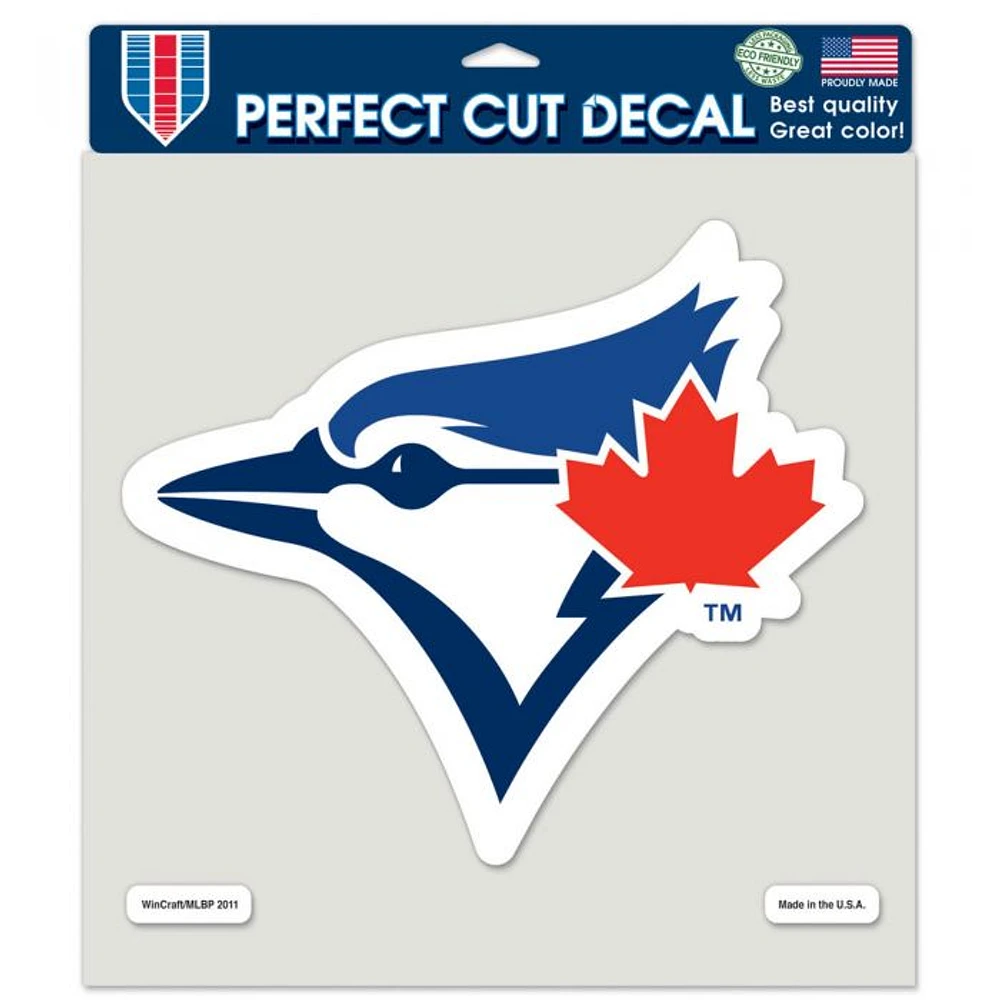 Toronto Blue Jays Perfect Cut Colour Decal 8" x 8"