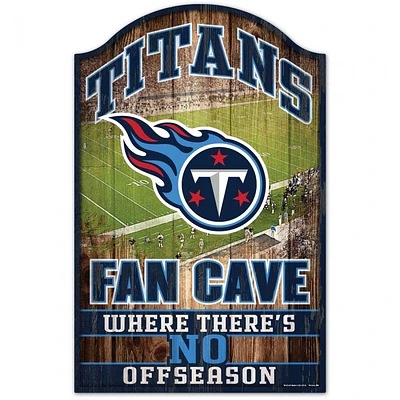 Tennessee Titans Fan Cave Wood Sign 11" x 17" 1/4" Thick