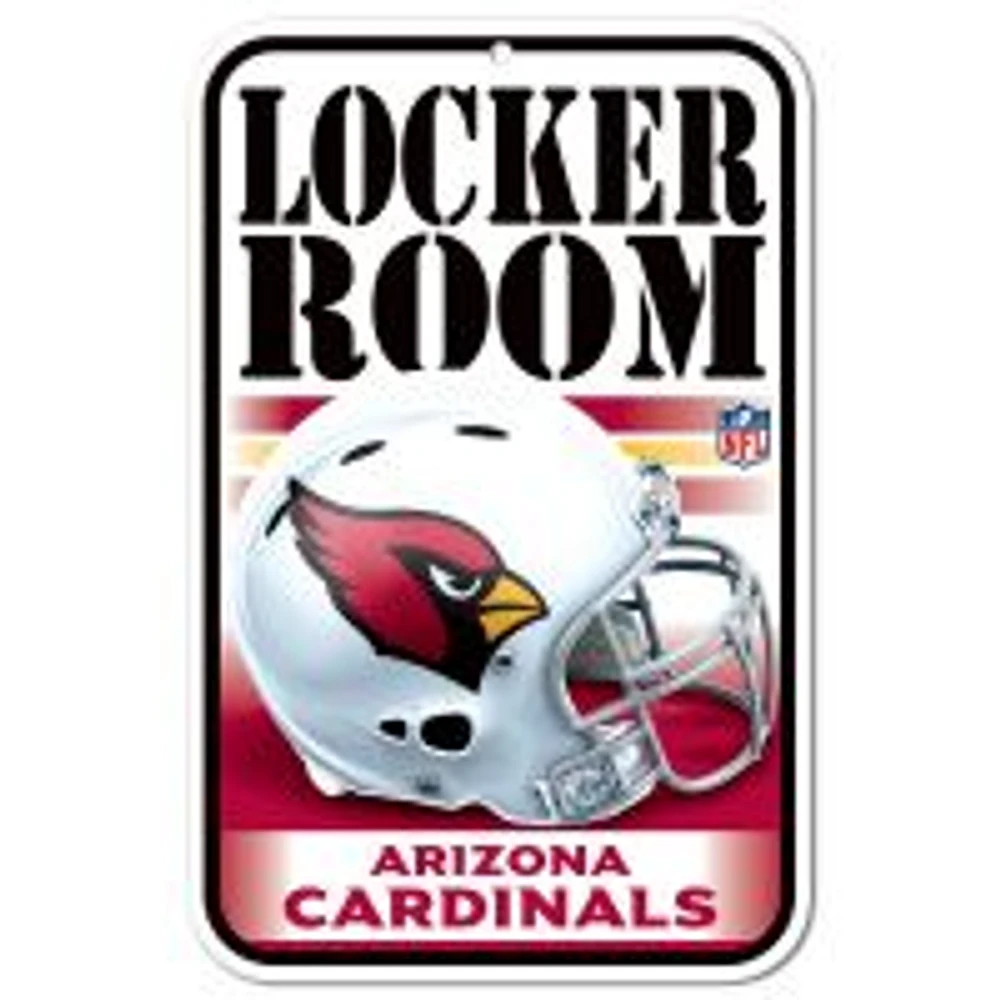 Arizona Cardinals Plastic Sign 11" x 17"