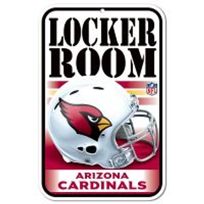 Arizona Cardinals Plastic Sign 11" x 17"