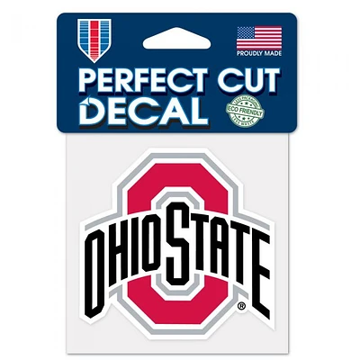 Ohio State Buckeyes Perfect Cut Colour Decal 4" x 4"