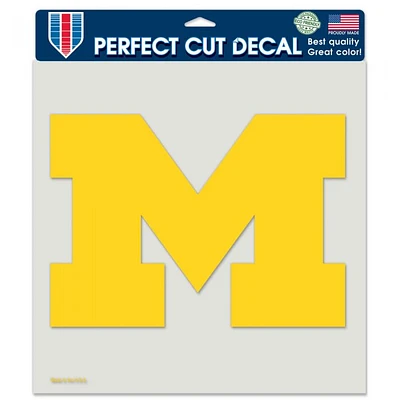 Michigan Wolverines Perfect Cut Colour Decal 8" x 8"