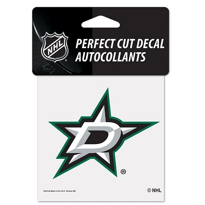 Dallas Stars Perfect Cut Colour Decal 4" x 4"