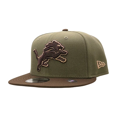 Detroit Lions Olive Walnut 9Fifty