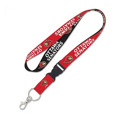 Ottawa Senators Lanyard with Detachable Buckle 1"