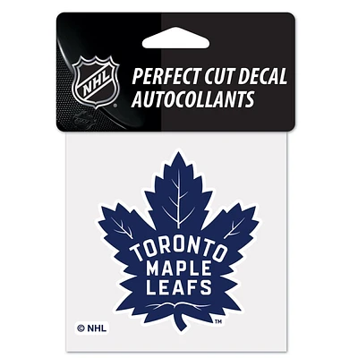 Toronto Maple Leafs Perfect Cut Colour Decal 4" x 4"