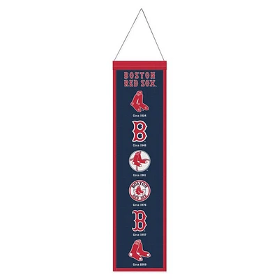 Boston Red Sox Evolution Wool Banner 8" x 32"