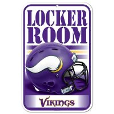 Minnesota Vikings Plastic Sign 11" x 17"