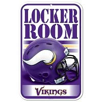 Minnesota Vikings Plastic Sign 11" x 17"
