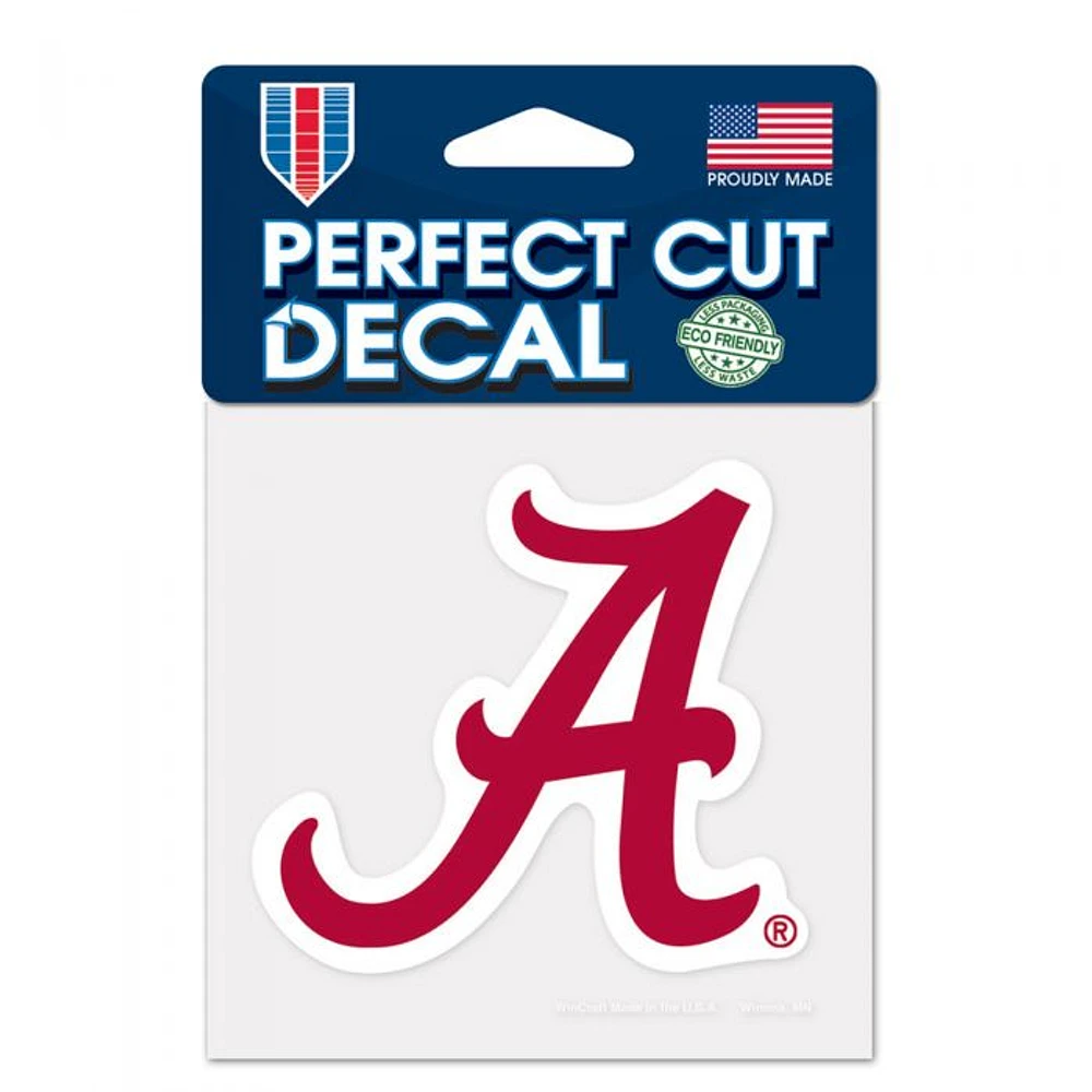Alabama Crimson Tide Perfect Cut Colour Decal 4" x 4"