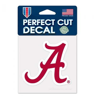 Alabama Crimson Tide Perfect Cut Colour Decal 4" x 4"