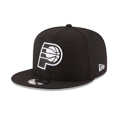 Indiana Pacers Basic Black and White 9Fifty