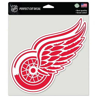 Detroit Red Wings Perfect Cut Colour Decal 8" x 8"