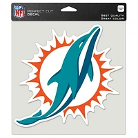 Miami Dolphins Perfect Cut Colour Decal 8" x 8"