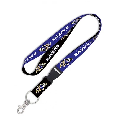 Baltimore Ravens Lanyard With Detachable Buckle 1"